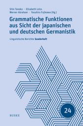Icon image Grammatische Funktionen aus Sicht der japanischen und deutschen Germanistik