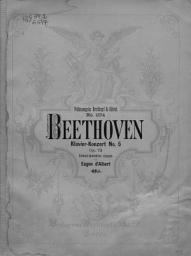 Icon image Klavier-Konzert No 5 op. 73 (Es-dur)