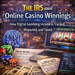 Icon image The IRS and Online Casino Winnings: How Digital Gambling Income Is Tracked, Reported, and Taxed