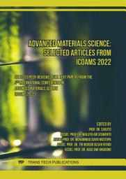 Icon image Advanced Materials Science: Selected Articles from ICoAMS 2022