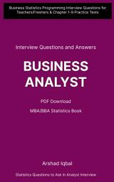 Icon image Business Statistics Questions and Answers PDF: Competitive Exam Questions for Class 8-12 & Chapter 1-9 Practice Tests (Statistics Notes for Beginners)