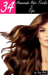Icon image 34 Homemade Hair Tricks & Tips: Best homemade hair masks: Homemade hair mask recipes, vitamins which your hair need, what to eat for beautiful hair