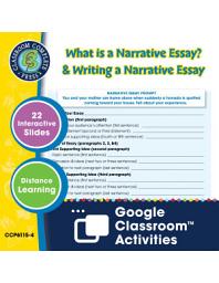 Icon image How to Write an Essay: What is a Narrative Essay? & Writing a Narrative Essay - Google Slides Gr. 5-8