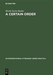 Icon image A certain order: The development of Herbert Read’s theory of poetry