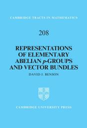 Icon image Representations of Elementary Abelian p-Groups and Vector Bundles