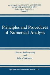 Icon image Principles and Procedures of Numerical Analysis