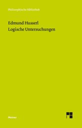 Icon image Logische Untersuchungen