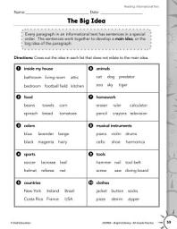 Icon image Informational Text: Main Idea Practice