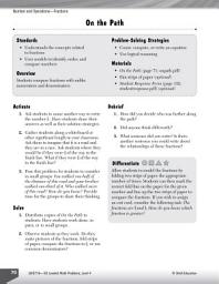 Icon image Number and Operations with Fractions Leveled Problems: Compare Fractions: Compare Fractions