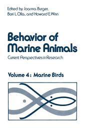 Icon image Behavior of Marine Animals: Current Perspectives in Research. Marine Birds