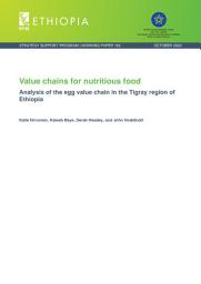 Icon image Value chains for nutritious food: Analysis of the egg value chain in the Tigray region of Ethiopia