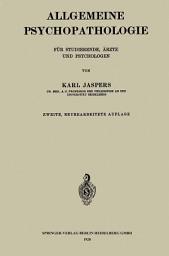 Icon image Allgemeine Psychopathologie für Studierende, Ärzte und Psychologen: Ausgabe 2