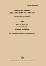 Icon image Das dynamische Verhalten von Lastschaltgetrieben