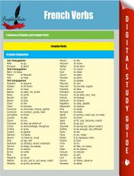 Icon image French Verbs: A Summary of Regular and Irregular Verbs