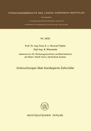 Icon image Untersuchungen über bandagierte Zahnräder
