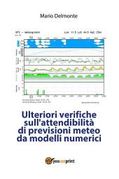 Icon image Ulteriori verifiche sull'attendibilità di previsioni meteo da modelli numerici