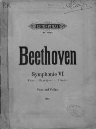 Icon image Symphonie 6 fur pianoforte und violine