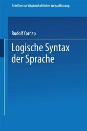 Icon image Logische Syntax der Sprache