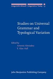 Icon image Studies on Universal Grammar and Typological Variation