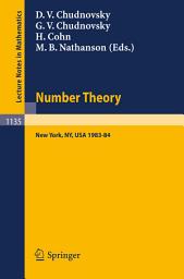 Icon image Number Theory: A Seminar held at the Graduate School and University Center of the City University of New York 1983-84