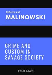 Icon image Crime and Custom in Savage Society