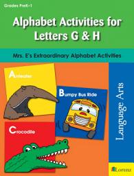Icon image Alphabet Activities for Letters G & H: Mrs. E's Extraordinary Alphabet Activities
