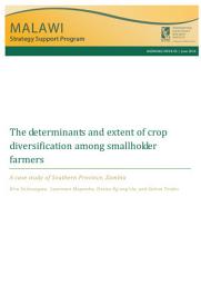 Icon image The determinants and extent of crop diversification among smallholder farmers: A case study of Southern Province, Zambia