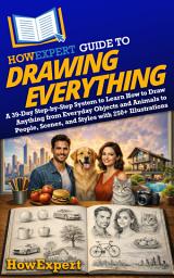 Icon image HowExpert Guide to Drawing Everything: A 39-Day Step-by-Step System to Learn How to Draw Anything from Everyday Objects and Animals to People, Scenes, and Styles with 250+ Illustrations