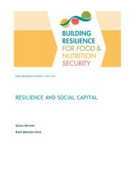 Icon image Resilience and social capital