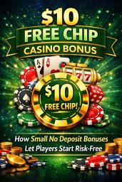 Icon image $10 Free Chip Casino Bonus: How Small No Deposit Bonuses Let Players Start Risk-Free
