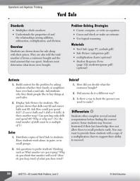 Icon image Operations and Algebraic Thinking Leveled Problems: Money and Equal Groups: Money and Equal Groups