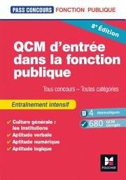 Icon image Pass'Concours - QCM d'entrée dans la fonction publique - Révision et entrainement 8e édition