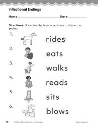Icon image First Grade Foundational Phonics Skills: Inflectional Endings