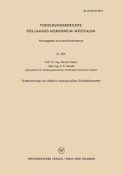 Icon image Untersuchung von elektro-mechanischen Schaltelementen