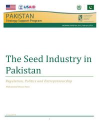 Icon image The seed industry in Pakistan: Regulation, politics and entrepreneurship