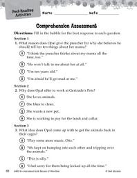 Icon image Because of Winn-Dixie Comprehension Assessment