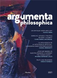 Icon image Argumenta Philosophica 2020 - Vol. 1
