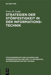 Icon image Strategien der Störfestigkeit in der Informationstechnik