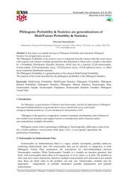 Icon image Plithogenic Probability & Statistics are generalizations of MultiVariate Probability & Statistics