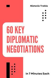 Icon image 60 Key Diplomatic Negotiations in 7 Minutes Each: Key Moments that Shaped Global Relations and Strategies for Effective Negotiation