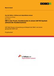Icon image ERP in der Praxis. Kundensuche in einem SAP R/3-System anhand der Kundennummer: SAP Web Dynpro Anwendung am Beispiel der KNA1 mit einem geeigneten BAPI-Call