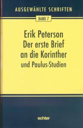 Icon image Der erste Brief an die Korinther und Paulus-Studien