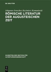 Icon image Römische Literatur der Augusteischen Zeit