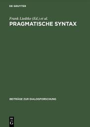 Icon image Pragmatische Syntax
