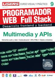 Icon image PROGRAMACION WEB Full Stack 9 - Multimedia y APIs: Desarrollo frontend y backend - Curso visual y práctico