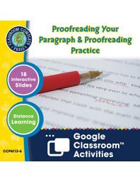 Icon image How to Write a Paragraph: Proofreading Your Paragraph & Proofreading Practice - Google Slides Gr. 5-8