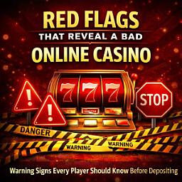 Icon image Online Casino Starter Series: Red Flags That Reveal a Bad Online Casino: Warning Signs Every Player Should Know Before Depositing