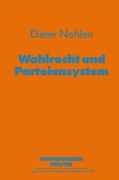 Icon image Wahlrecht und Parteiensystem