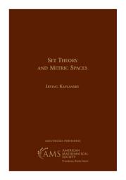 Icon image AMS Chelsea Publishing: Set Theory and Metric Spaces
