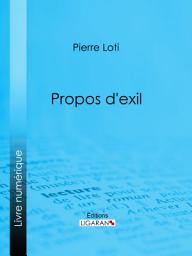 Icon image Propos d'exil